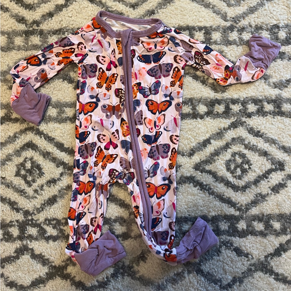 Little Sleepies Butterfly Zippy